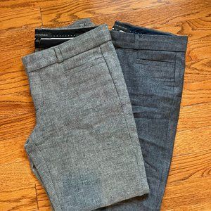 2 Pair of Banana Republic Sloan Pants